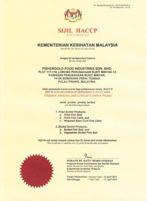 HACCP Cert